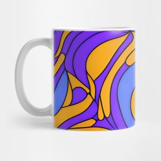 The Butterfly in the Eye of the Storm - Stained Glass Design Pattern Mug